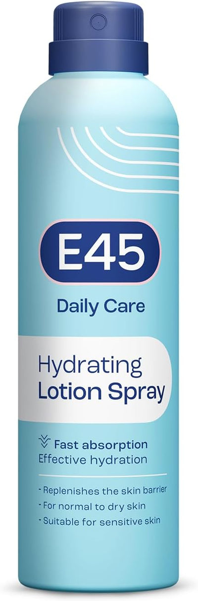 Hydrating Lotion Spray 200Ml Normal to Dry Skin - Fast Absorbing Moisturiser for Soft Skin and Lasting Hydration - Daily Lotion for Dry Sensitive Skin – Suitable for Eczema Prone Skin