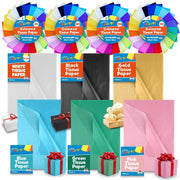 20-500 Coloured Tissue Paper Sheets Assorted Large Quality Gift Wrapping 50X66Cm