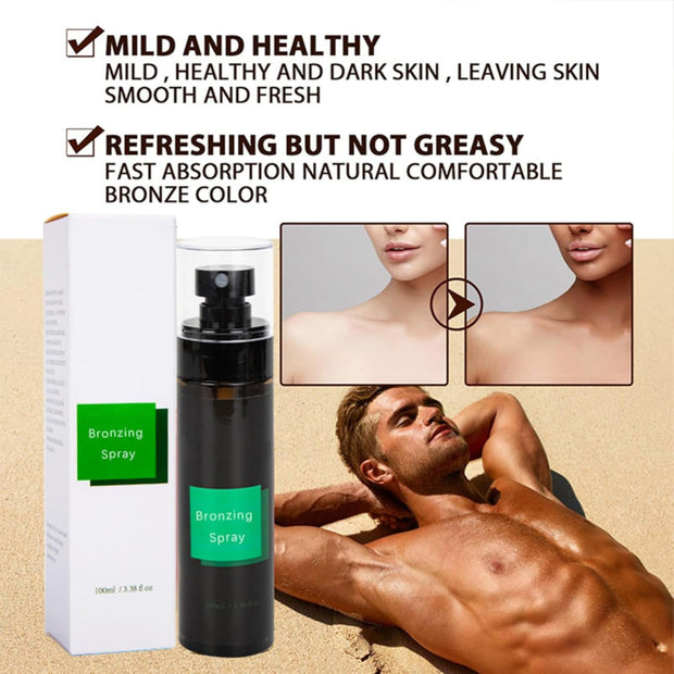 Tanning Oil for Sunbed - Tanning Accelerator - Tanning Oil with Spf - Go to Black Tanning Accelerator - Achieve a Natural Tan with Natural Ingredients