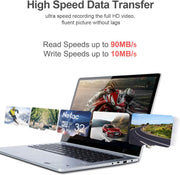 Netac 32GB Microsdhc Memory Card, Micro SD Card R/W up to 90/10Mb/S, TF Card 4K Full HD Video Recording, UHS-I, C10, U1, A1, V10, for Camera, Smartphone, Security System, Drone, Dash Cam, Gopro