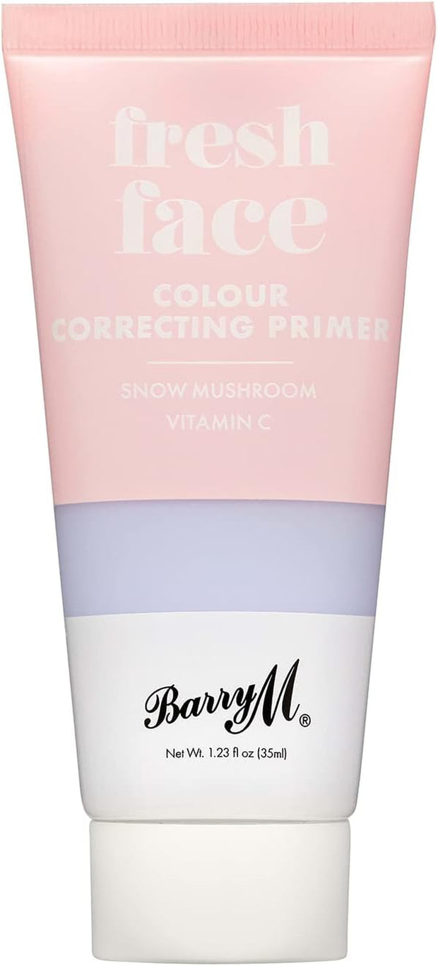 Barry M Fresh Face Colour Correcting Primer, Green, Balance Skin Tone and Reduce Redness