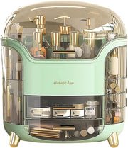 Xlarge Cosmetic Skincare Organiser Tabletop Make-Up Storage Case 2 Drawers Box