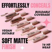 Collection Cosmetics Lasting Perfection Concealer, 16-Hour Wear, Long Lasting Concealer, Ivory