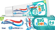 Big Teeth Toothpaste 6-8 Years, Kids Toothpaste, Lasting Protection for New Permanent Teeth, 75Ml