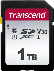 Transcend 8GB SDHC 300S Memory Card UHS- I, C10, U3, V30, 4K, Full HD, up to 95/40 Mb/S (Ideal for Digital Cameras) TS8GSDC300S