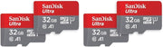 Sandisk 32GB Ultra Microsdhc Card + SD Adapter up to 120 Mb/S with A1 App Performance UHS-I Class 10 U1