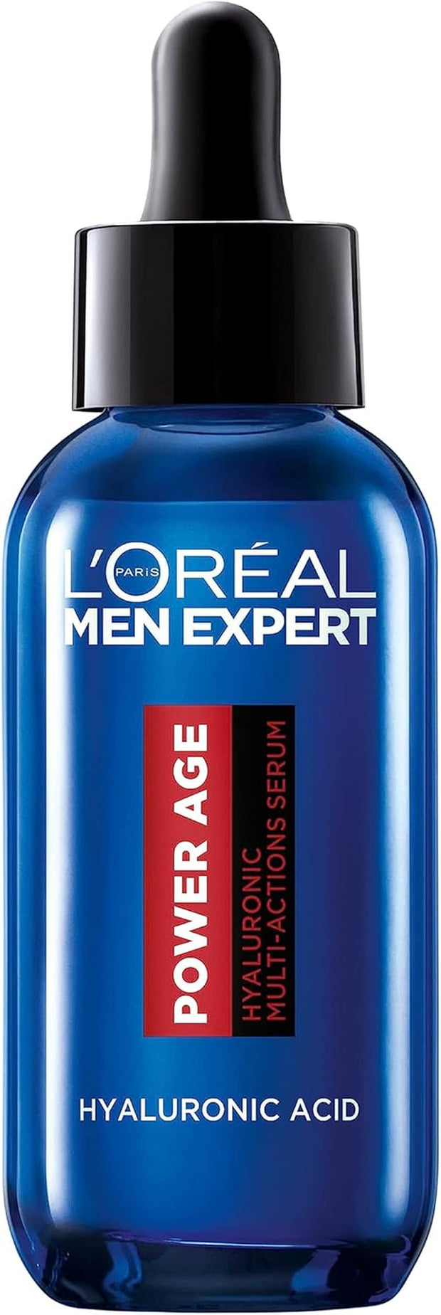 L'Oréal Men'S Serum, Hyaluronic Acid Serum for Ageing, Dry & Dull Skin, Men Expert Power Age, 30Ml
