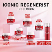 Olay Regenerist Day Face Cream, Anti-Wrinkle + Active Firming Skincare Moisturiser, Anti-Ageing Niacinamide and Peptides, Renews, Firms and Hydrates, Non-Greasy 50Ml