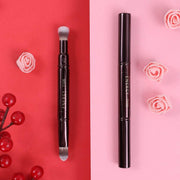 Dual-Ended 2-In-1 Concealer Brush, Blending Brush, Highlighter Brush, Travel Makeup Brush for Liquid, Cream, Powder Makeup (Gift for Her, Gift for Woman)