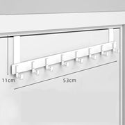 Over the Door 8 Hooks Bathroom Organizer Rack Clothes Coat Hat Towel Hanger