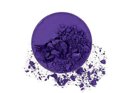Flat Purple Eye Shadow. Maximum Colour Pressed Powder Eye Shadow.