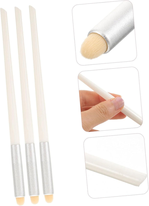 Didiseaon Mini Lip Brush Set 3Pcs Lipstick Applicators Lip Makeup Tools Lipstick Brush for Lipstick Lip Gloss Applicators for Home Use and Cosmetics Store