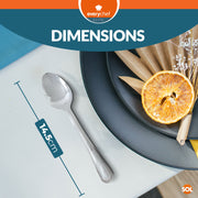 6 -36 Tea Spoons Stainless Steel Teaspoon Quality Cutlery Set of Teaspoons Spoon