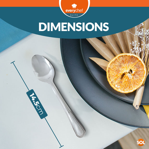 6 -36 Tea Spoons Stainless Steel Teaspoon Quality Cutlery Set of Teaspoons Spoon