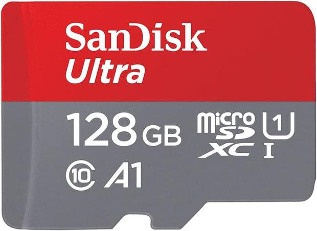 Sandisk 32GB Ultra Microsdhc Card + SD Adapter up to 120 Mb/S with A1 App Performance UHS-I Class 10 U1