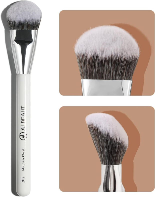 Albeaut Concealer Brush, Angled Brightening Concealer Makeup Brush under Eye Blending Brush Kitten Paw (189 Concealer)