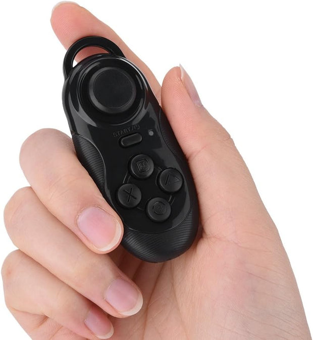 Bluetooth Remote Gamepad,Game Controller Joystick Selfie Timer Remote Controller,Mini Wireless Bluetooth Remote Gamepad, Pocket Selfie Remote Shutter Mouse for Ios Android Smartphone Phone TV Box