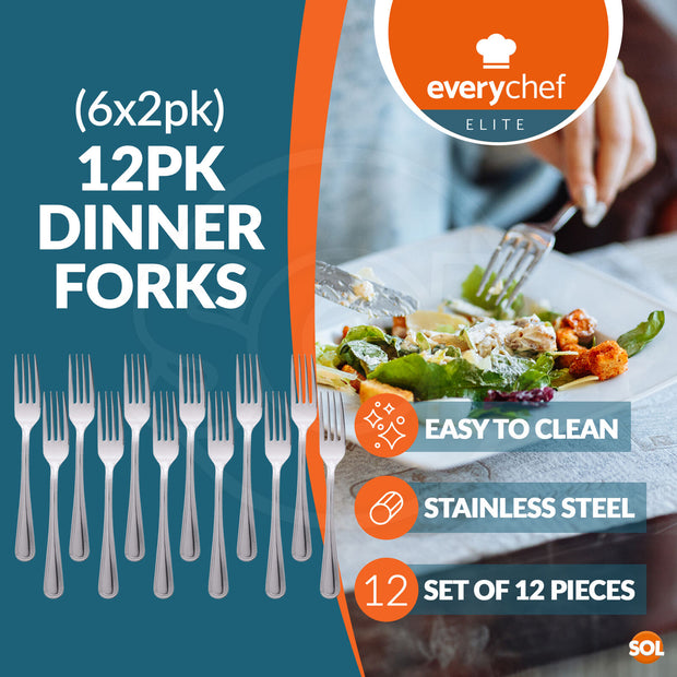 4-16Pk Stainless Steel Dinner Forks Cutlery Dining Table Kitchen Set Pastry Cake