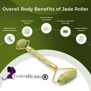 Jade Face Massage Roller Beauty Tool Facial Eye Neck Body anti Ageing Therapy