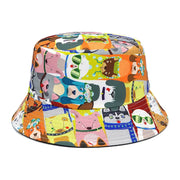 2024 Fashion Summer Paisley Print Fisherman Hat Reversible Harajuku Bucket Hats for Women Men Street Hip Hop Cap Fishing Hat