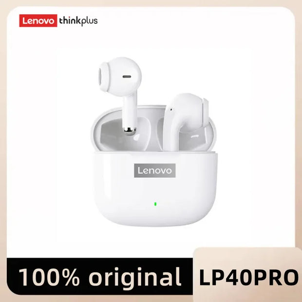 Original  LP40 Pro TWS Earphones Wireless Bluetooth 5.1 Sport Noise Reduction Headphones Touch Control 250Mah Earphones