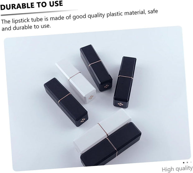 DOITOOL DIY Cosmetics Containers 6Pcs Empty Lipstick Tubes Household Makeup Lipstick Tube