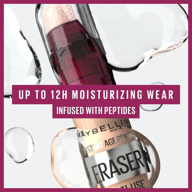 Maybelline New York Eraser Eye, Colour Correcting Concealer, Counteracts Redness, for a Natural Soft-Focus Finish, Dermatologist Tested & Suitable for Sensitive Skin, (151, Green)