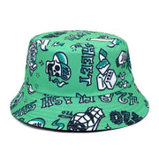 2024 Fashion Summer Paisley Print Fisherman Hat Reversible Harajuku Bucket Hats for Women Men Street Hip Hop Cap Fishing Hat