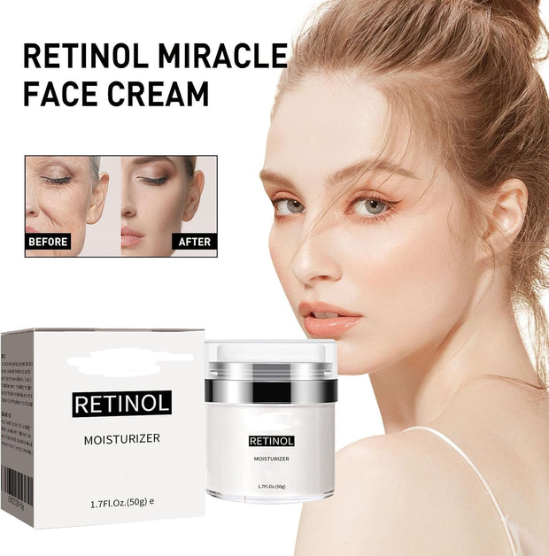Retinol Cream, Instant Lifting Face Cream, Retinol Moisturizer, Retinol Face Cream, Reduces Wrinkles and Firming Skin, Anti-Aging Face Cream for Tightener Skin, Fine Lines & Wrinkles (1Pcs)
