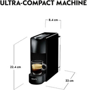 NESPRESSO ESSENZA MINI COFFEE MACHINE BLACK NESPRESSO WARRANTY, over 175 Sold