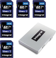 Integral 16GB SD Card High Speed Memory SDHC up to 100Mb/S V10 UHS U1