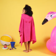 Brentfords Poncho Towel Childrens Absorbent Hood Quick Drying Beach Travel Robe