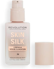 Makeup Revolution, Skin Silk Serum Foundation, Light to Medium Coverage, Contains Hyaluronic Acid, F7, 23Ml