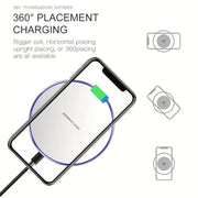 Wireless Charger Mobile Phone Chargers Pad Stand for Iphone 15 14 13 12 11 Pro Max 8 Samsung Xiaomi Fast Charging Dock Station