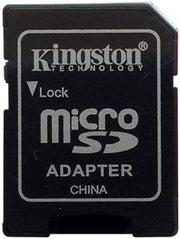 Original Kingston Technology 16GB/32GB/64GB/128GB Mini Genuine Micro SD Memory Card for Tablet, Mobile, Black (Adapter Only)