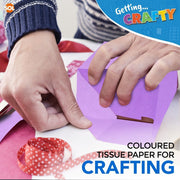 20-500 Coloured Tissue Paper Sheets Assorted Large Quality Gift Wrapping 50X66Cm