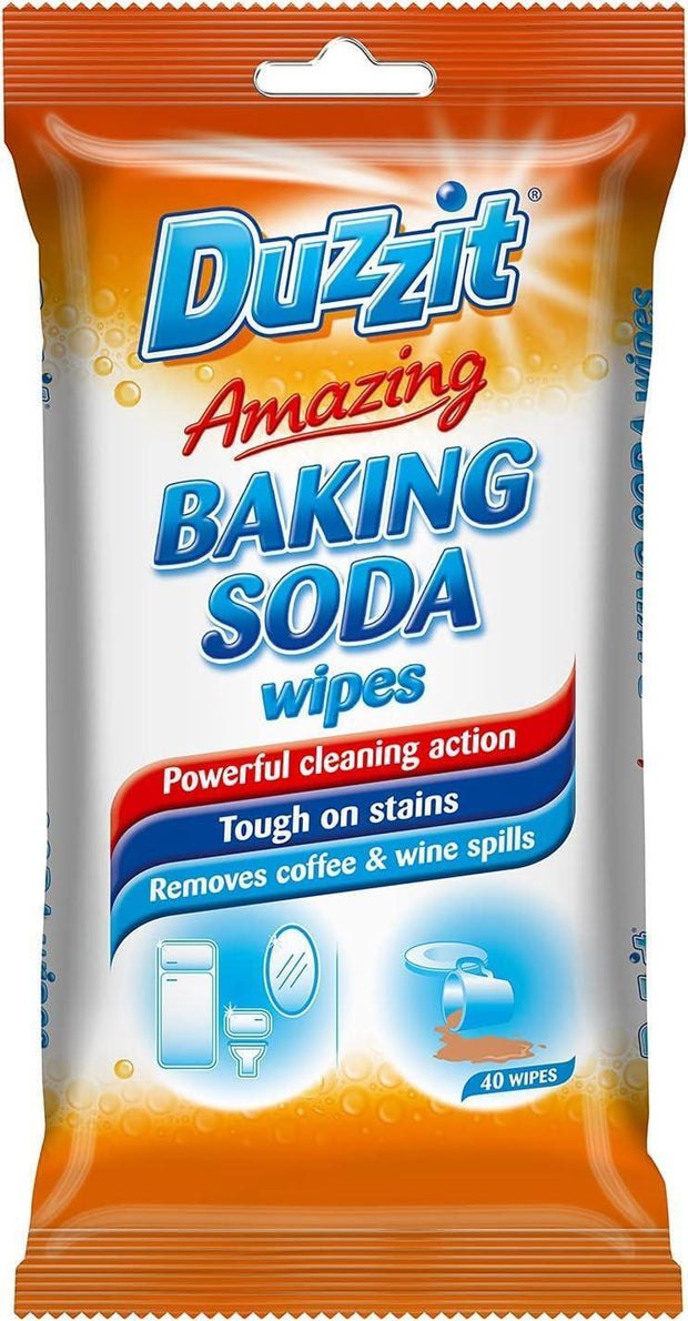 Duzzit Amazing Baking Soda Cleaner Wipes Sheets Multi-Purpose Household