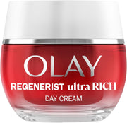 Olay Regenerist Day Face Cream, Anti-Wrinkle + Active Firming Skincare Moisturiser, Anti-Ageing Niacinamide and Peptides, Renews, Firms and Hydrates, Non-Greasy 50Ml