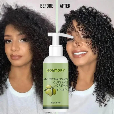 50Ml Hair Volumizing Cream Hair Conditioner Volume Lift Styling Cream Curly Hair Elastin Curl Defining Nourishing Hair Care