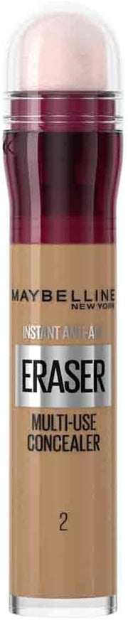 Maybelline Concealer Instant anti Age Eraser Eye, Dark Circles and Blemish, Ultra Blendable Formula , Dermatologist Tested & Suitable for Sensitive Skin 01 Light
