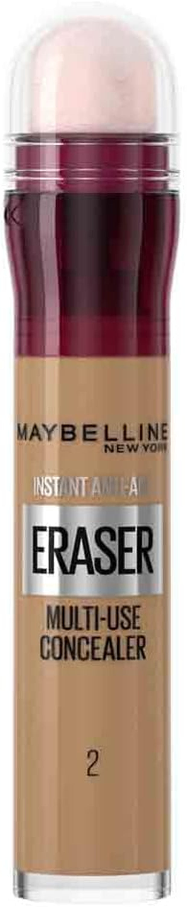 Maybelline Concealer Instant anti Age Eraser Eye, Dark Circles and Blemish, Ultra Blendable Formula , Dermatologist Tested & Suitable for Sensitive Skin 01 Light