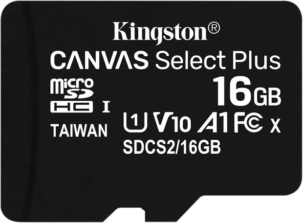 Kingston Canvas Select plus Microsd Card SDCS2/64 GB SP Class 10
