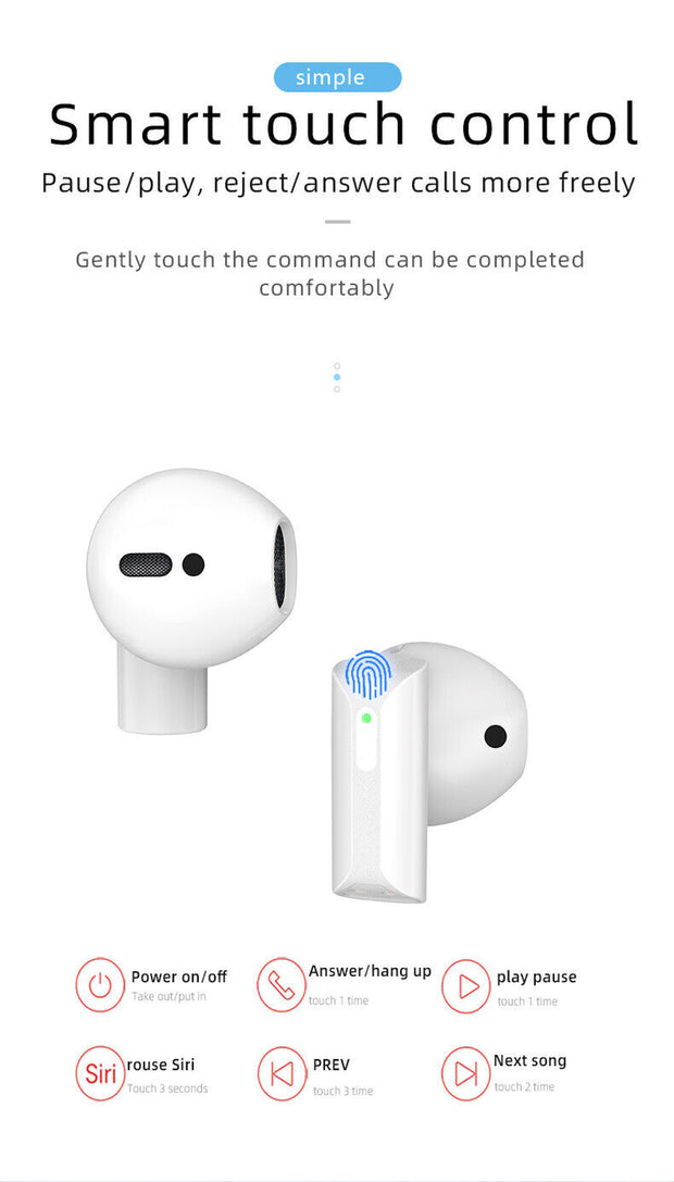 Bluetooth Headphones Wireless Earbuds Earphones Mini In-Ear Pods for Iphone