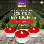 30Pk Scented Tea Lights Candles | Various Perfumes 4 Hour Burn Night T Tealights