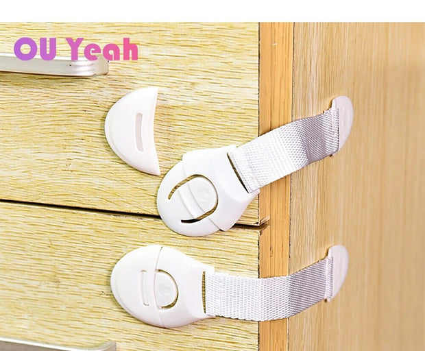 Safety Baby Kid Child Locks Proof Cabinet Cupboard Drawer Fridge Pets Door UK