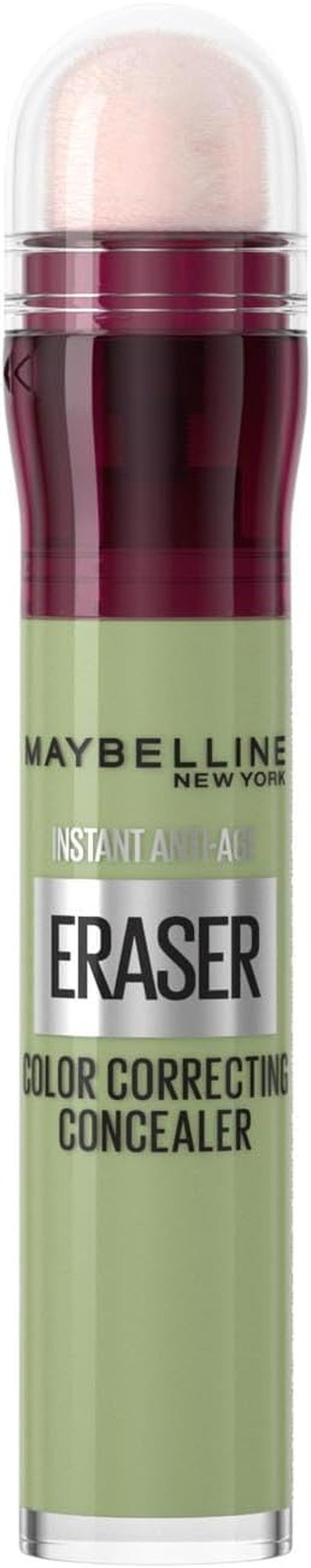 Maybelline New York Eraser Eye, Colour Correcting Concealer, Counteracts Redness, for a Natural Soft-Focus Finish, Dermatologist Tested & Suitable for Sensitive Skin, (151, Green)