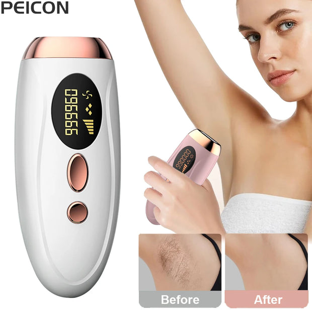 Laser Epilator IPL Hair Removal for Women Body Bikini Facial 990000 Flashes Permanant Painless IPL Hair Remover Laser Epilator