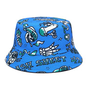 2024 Fashion Summer Paisley Print Fisherman Hat Reversible Harajuku Bucket Hats for Women Men Street Hip Hop Cap Fishing Hat