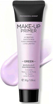 Green Colour Corrector Primer Makeup, Anti-Redness Face, Grips Makeup to Last, for Red & Blemished Skin, Pore Minimizer, Hydrating Make Up, Balance Skin Tone