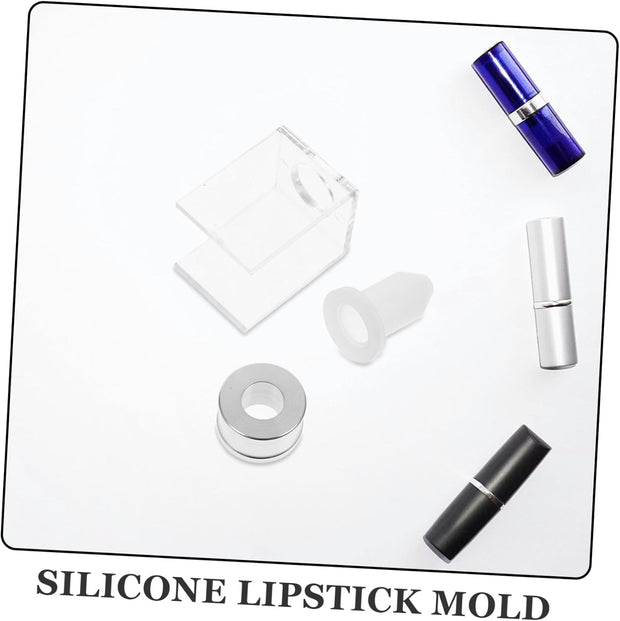 Ipetboom Lipstick Mold Craft Lip Cream Diy Kit for Women Girl Lipstick Making Homemade Lipstick Makeup Lipstick Mold